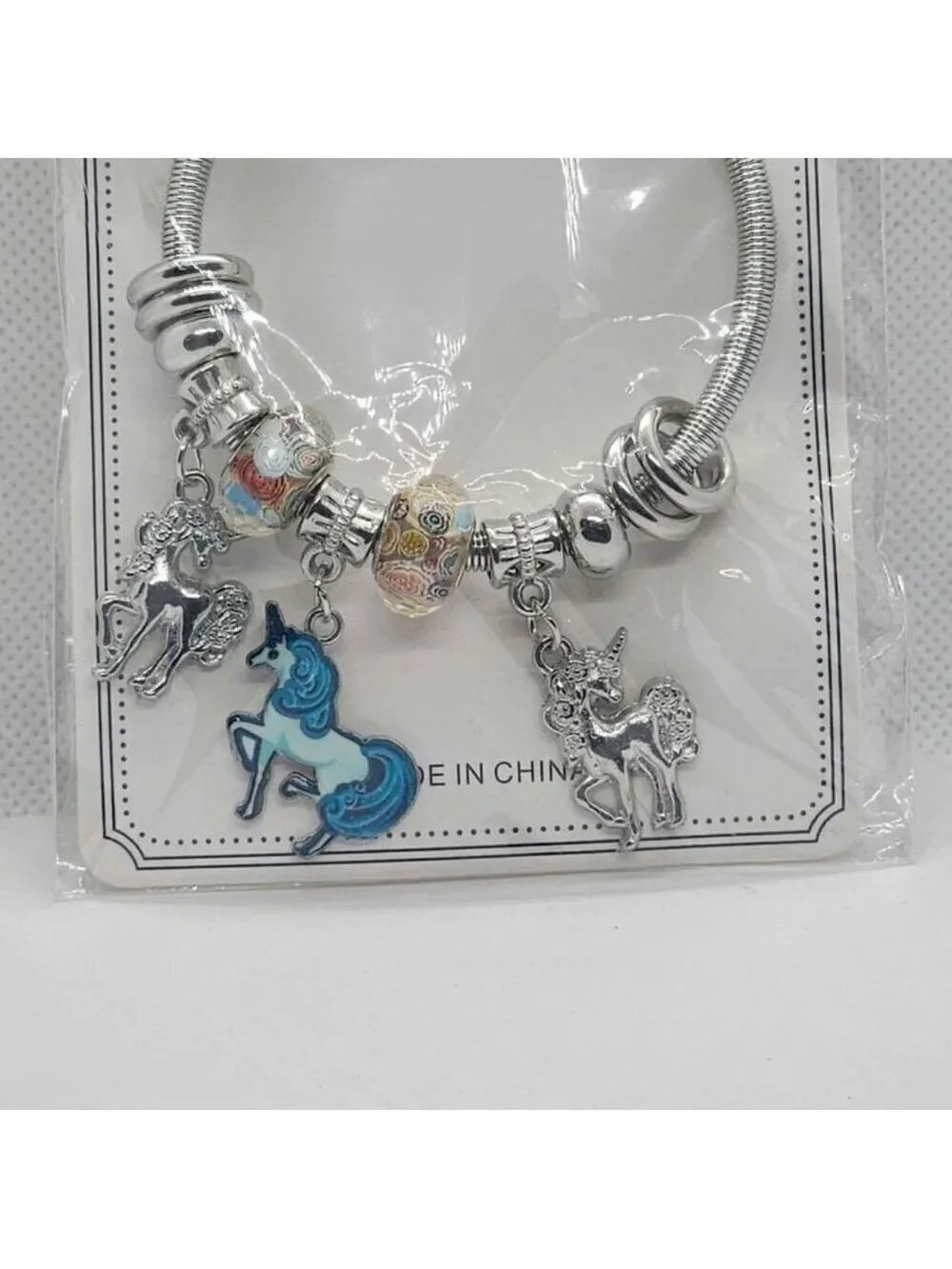 Brand New   Three Unicorn Bracelet
